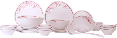 

Thaiware Red Cherry Pack of 30 Dinner Set(Melamine)