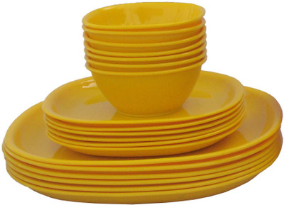 

Incrizma Pack of 18 Dinner Set(PP (Polypropylene))