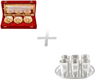

G S Museum Pack of 14 Dinner Set(Silver Plated)