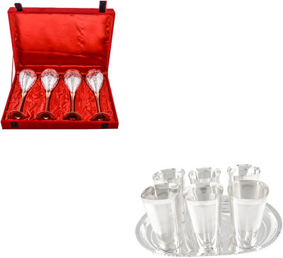 

G S Museum Pack of 11 Dinner Set(Silver Plated)