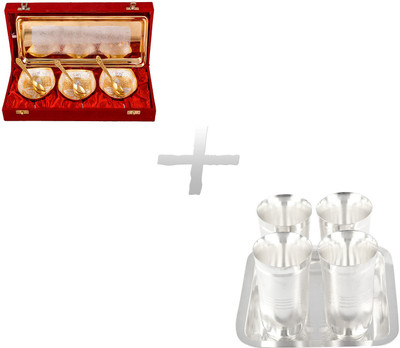 

G S Museum Pack of 12 Dinner Set(Silver Plated)