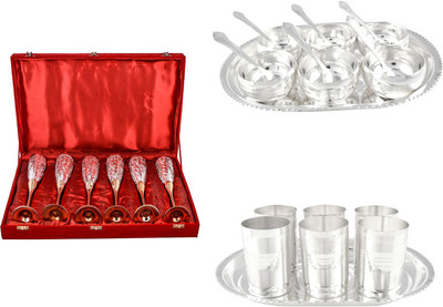 

G S Museum Pack of 26 Dinner Set(Silver Plated)