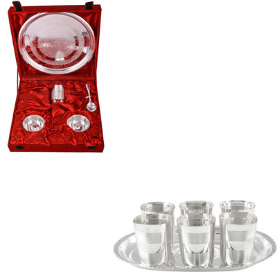 

G S Museum Pack of 12 Dinner Set(Silver Plated)