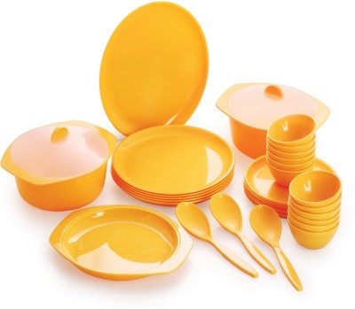 

Cello Ware Round Pack of 32 Dinner Set(Plastic)