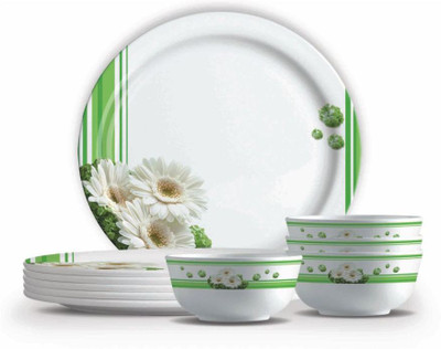

Milton Lissiome Decentgreen Pack of 18 Dinner Set(Melamine)