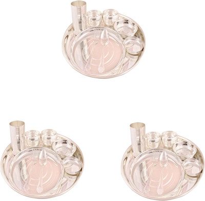 

G S Museum Pack of 27 Dinner Set(Silver Plated)