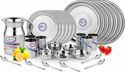 

Airan Pack of 37 Dinner Set(Stainless Steel)
