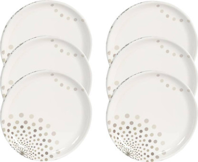 

Servewell Horizon Printed Melamine Plate Pack of 6 Dinner Set(Melamine)
