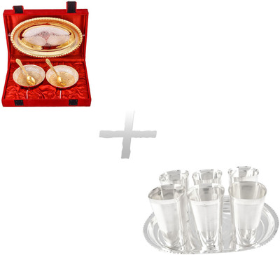 

G S Museum Pack of 12 Dinner Set(Silver Plated)
