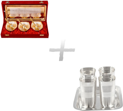 

G S Museum Pack of 12 Dinner Set(Silver Plated)