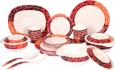 

Cello Artista Warm Creeper Pack of 33 Dinner Set(Melamine)