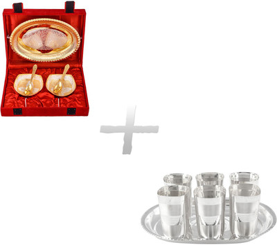 

G S Museum Pack of 12 Dinner Set(Silver Plated)