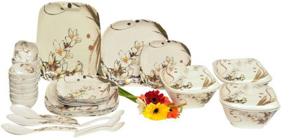 

KUNKA Dinner set Pack of 40 Dinner Set(Melamine)
