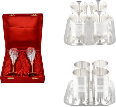 

G S Museum Pack of 12 Dinner Set(Silver Plated)