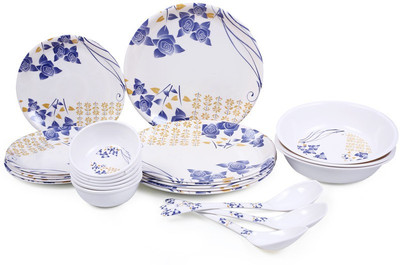 

Roni Wares Crockery Pack of 24 Dinner Set(Melamine)
