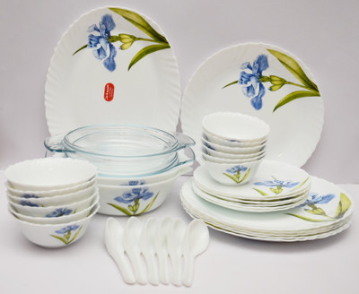 

Laopala Royal Iris Pack of 35 Dinner Set(Ceramic)