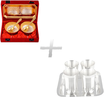 

G S Museum Pack of 10 Dinner Set(Silver Plated)