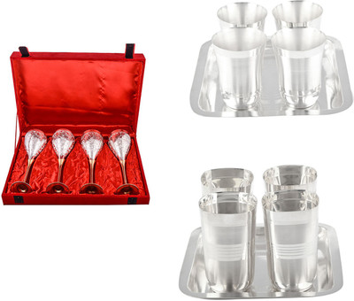 

G S Museum Pack of 14 Dinner Set(Silver Plated)