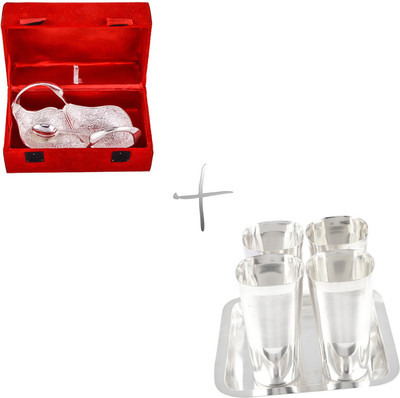 

G S Museum Pack of 7 Dinner Set(Silver Plated)