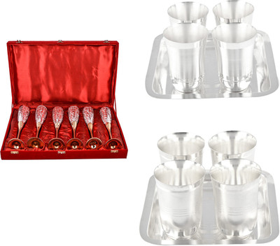 

G S Museum Pack of 16 Dinner Set(Silver Plated)