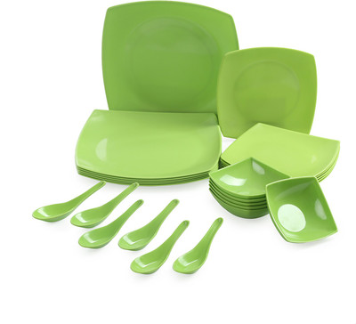 

birdy Pack of 24 Dinner Set(Melamine)