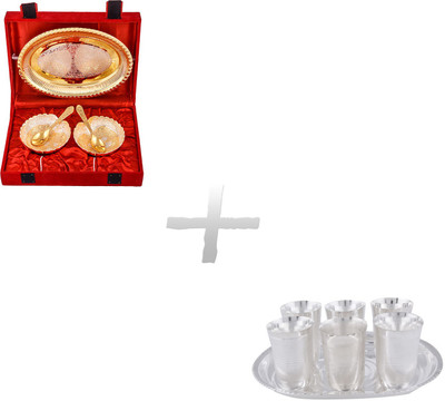

G S Museum Pack of 12 Dinner Set(Silver Plated)
