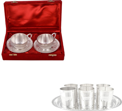 

G S Museum Pack of 11 Dinner Set(Silver Plated)