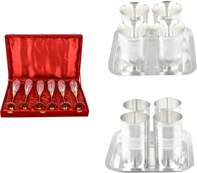 

G S Museum Pack of 16 Dinner Set(Silver Plated)