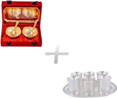 

G S Museum Pack of 12 Dinner Set(Silver Plated)