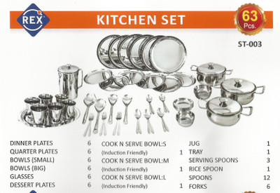 

Rex Dinner Set(Stainless Steel)
