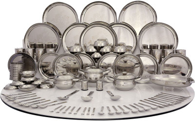 

Shri & Sam Pack of 101 Dinner Set(Stainless Steel)