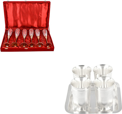 

G S Museum Pack of 11 Dinner Set(Silver Plated)