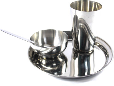 Clobber Pack of 4 Dinner Set(Stainless Steel)