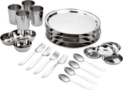 Buy bhalaria Pack of 24 Stainless Steel Dinner Set on Flipkart