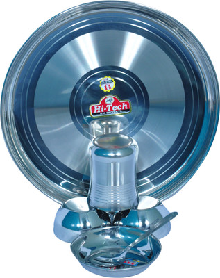 Life Line Services Pack of 6 Dinner Set(Stainless Steel)