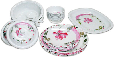 

Home King Pack of 32 Dinner Set(Melamine)