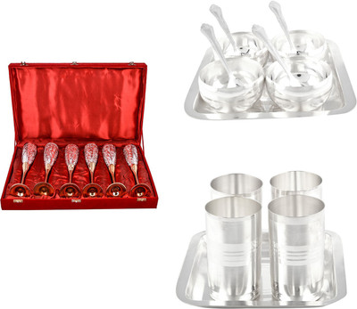 

G S Museum Pack of 20 Dinner Set(Silver Plated)
