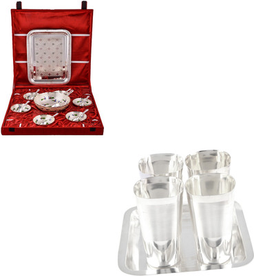 

G S Museum Pack of 20 Dinner Set(Silver Plated)