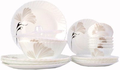 

Larah Feather Pack of 22 Dinner Set(Opalware)