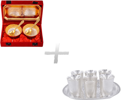 

G S Museum Pack of 12 Dinner Set(Silver Plated)
