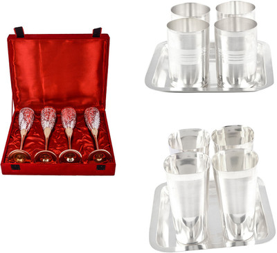 

G S Museum Pack of 14 Dinner Set(Silver Plated)