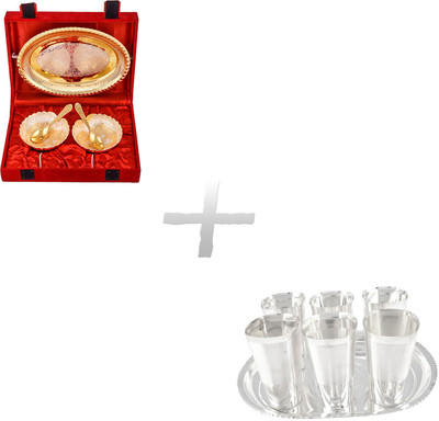 

G S Museum Pack of 12 Dinner Set(Silver Plated)