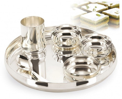 

Gurukrupa Pack of 6 Dinner Set(Stainless Steel)