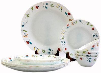 

Larah Minerva Pack of 12 Dinner Set(Opalware)