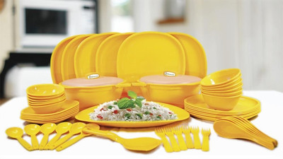 

Oliveware Pack of 56 Dinner Set(PP (Polypropylene))