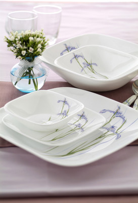 

CORELLE Pack of 21 Dinner Set(Opalware)