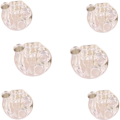 

G S Museum Pack of 48 Dinner Set(Silver Plated)