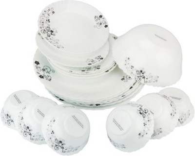 

Laopala MYSTERIO BLACK Pack of 35 Dinner Set(Opalware)