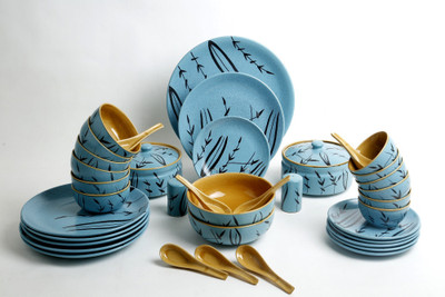 

Caffeine Pack of 38 Dinner Set(Ceramic)