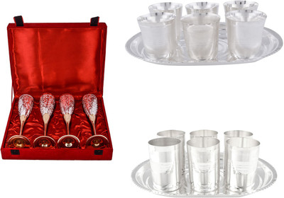 

G S Museum Pack of 18 Dinner Set(Silver Plated)